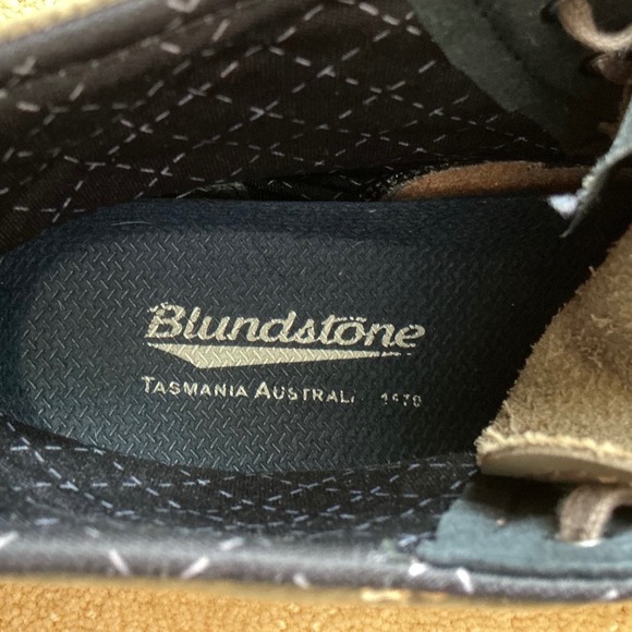 Blundstone Lace Australian Chukka Boots Rustic Brown Genuine Leather Womens 5.5 - Picture 8 of 10
